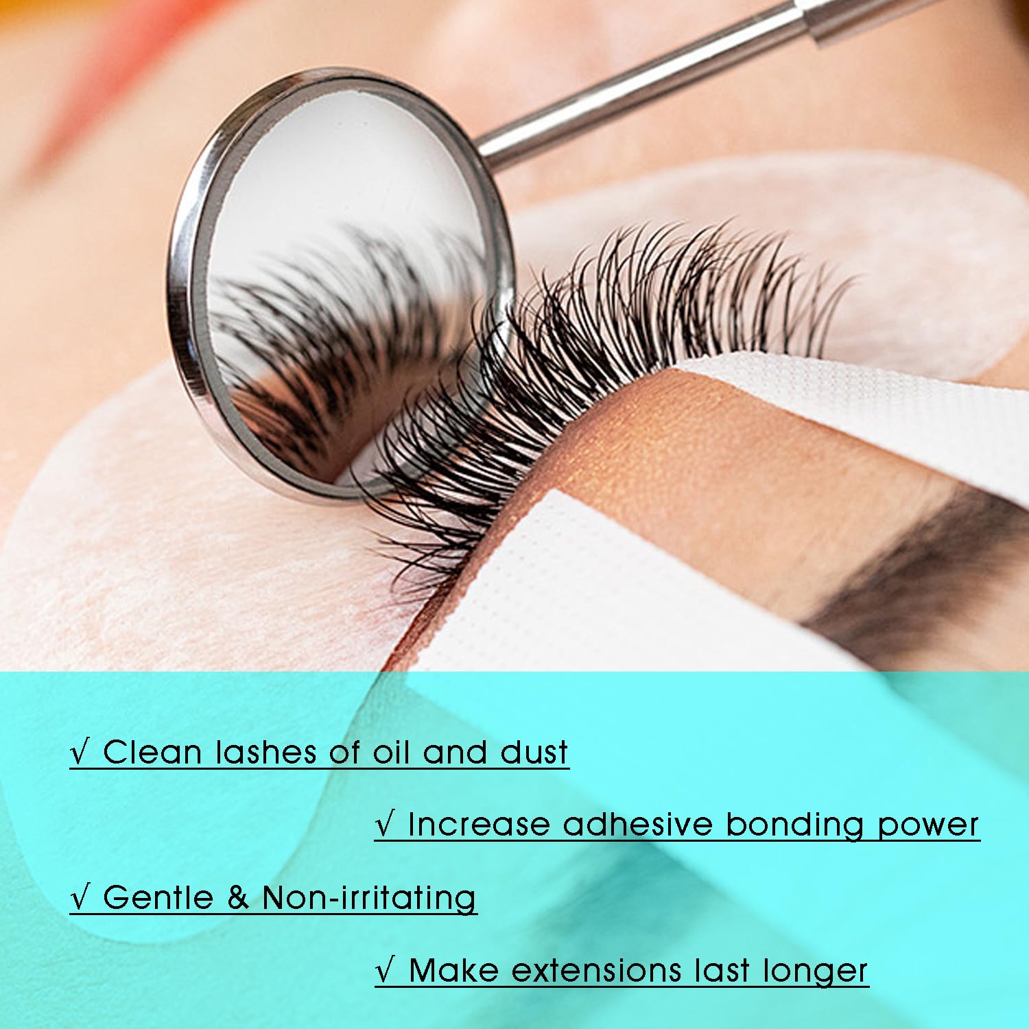 VAVALASH Eyelash Extension Primer - 15ML Professional Lash Primer for Stronger Adhesive Bonding, Oil & Protein Removal, Clean Natural Lashes | Salon & Home Use for Flawless Lash Extensions