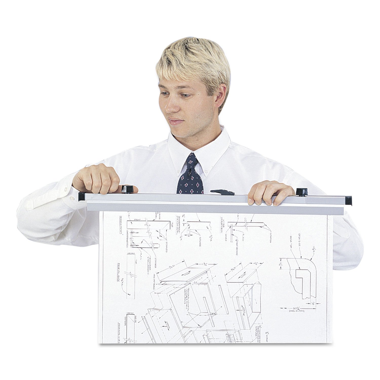 Heavy Duty Sheet File Hanging Clamps - Holds 100 Sheets, 24 Inch Document Organizer, Pack of 6 - Perfect for Office Filing, Classroom Organization & Warehouse Document Storage