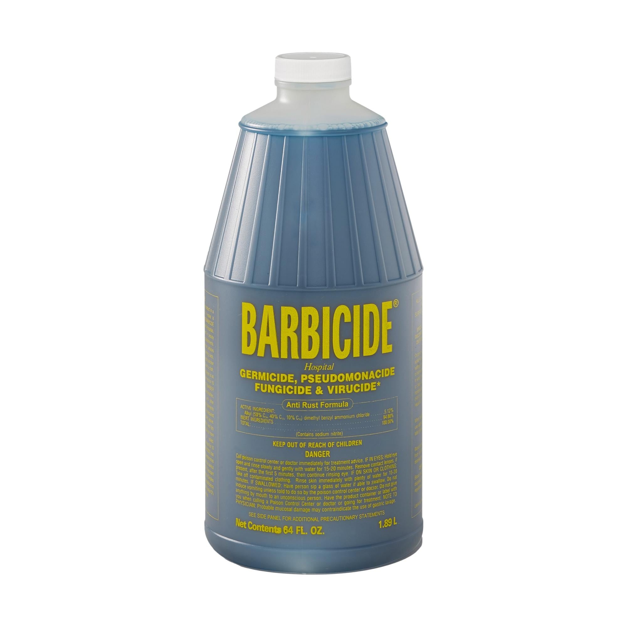 Barbicide Disinfectant Concentrate for Salon & Barber Tools - 16 oz, 64 oz & 1 Gallon Sizes - Professional Grade EPA Registered Germ Killer for Combs, Shears & Beauty Equipment - Ideal for Salon Sanitation & Home Barber Kits