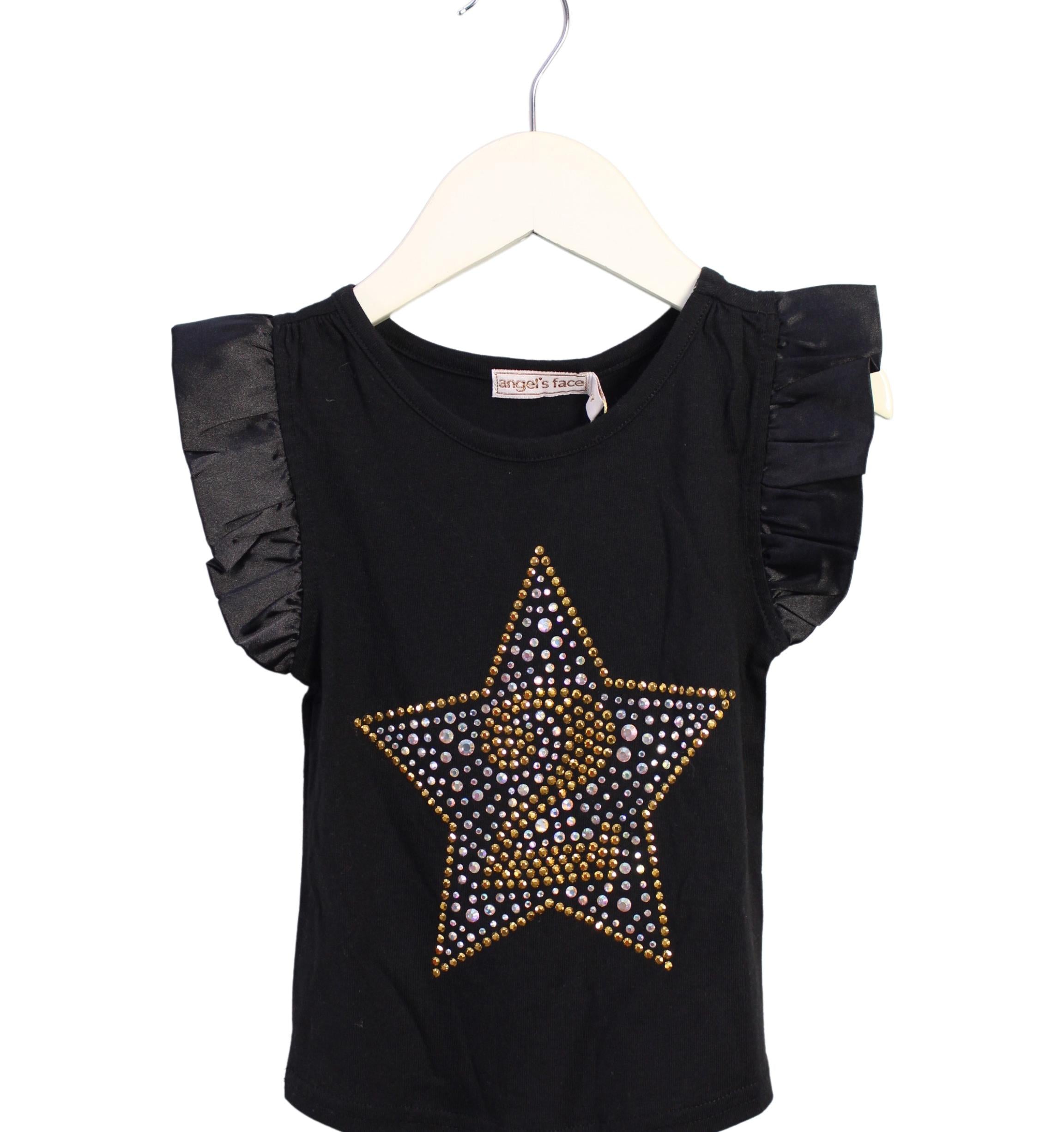 Angel's Face Sleeveless Top for Toddler Girls 2T - Soft Cotton Summer Tank Top for Playdates & Outdoor Activities