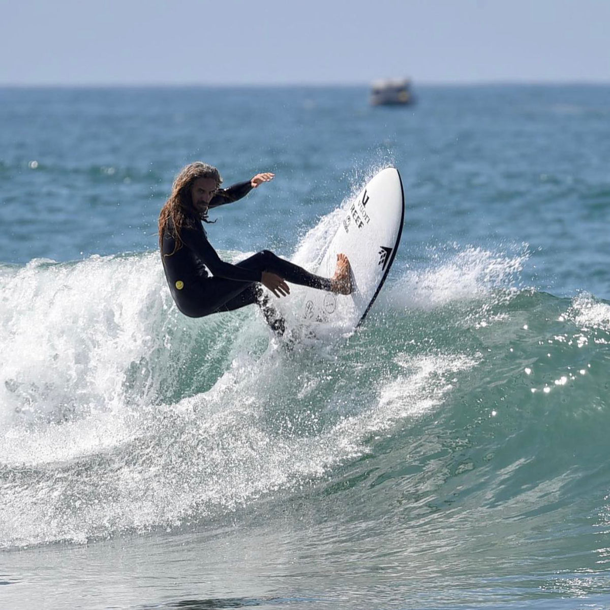 FCS II Rob Machado Sunday Single Fin Surfboard Fin - Camo Design for 7'0
