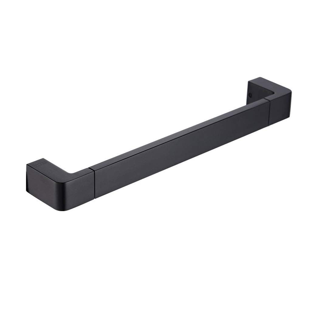 Non-Slip Shower and Toilet Safety Handle - Wall Mounted Bathroom Support Bar for Elderly & Disabled - Anti-Slip Copper Grab Bar (Black/Silver) - Ideal for Bathroom Safety, Fall Prevention & Accessibility