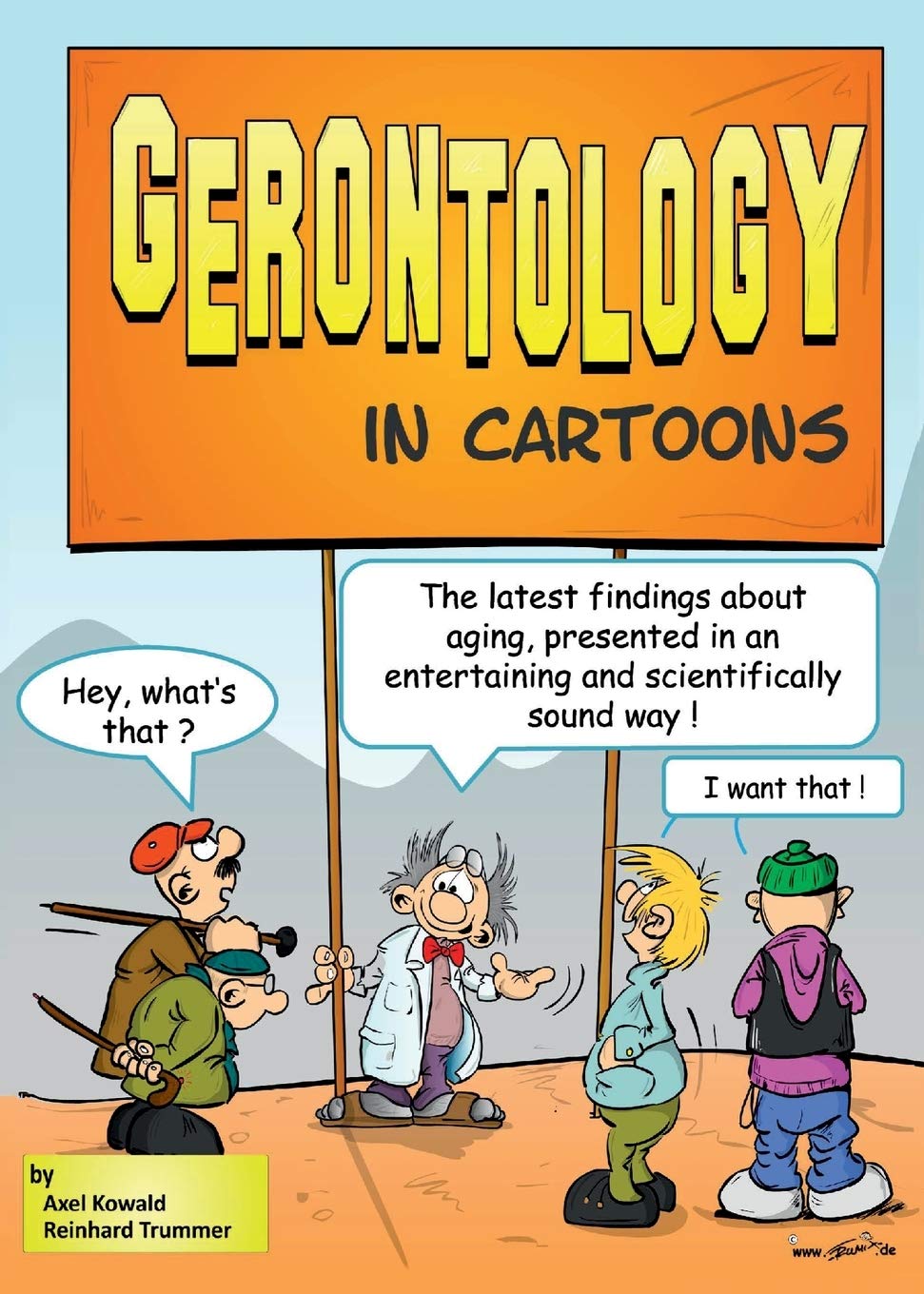 Gerontology in Cartoons - German Edition | Illustrated Guide to Aging Science | Perfect for Students, Educators & Healthcare Professionals