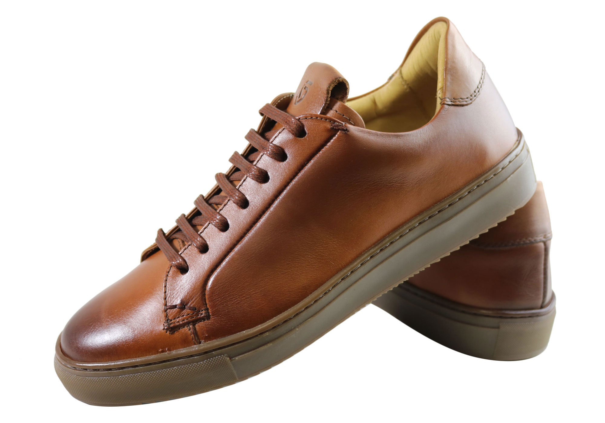 Savelli Gill Men's Comfort Leather Lace-Up Casual Shoes - Handcrafted in Brazil - Perfect for Work, Travel & Everyday Wear