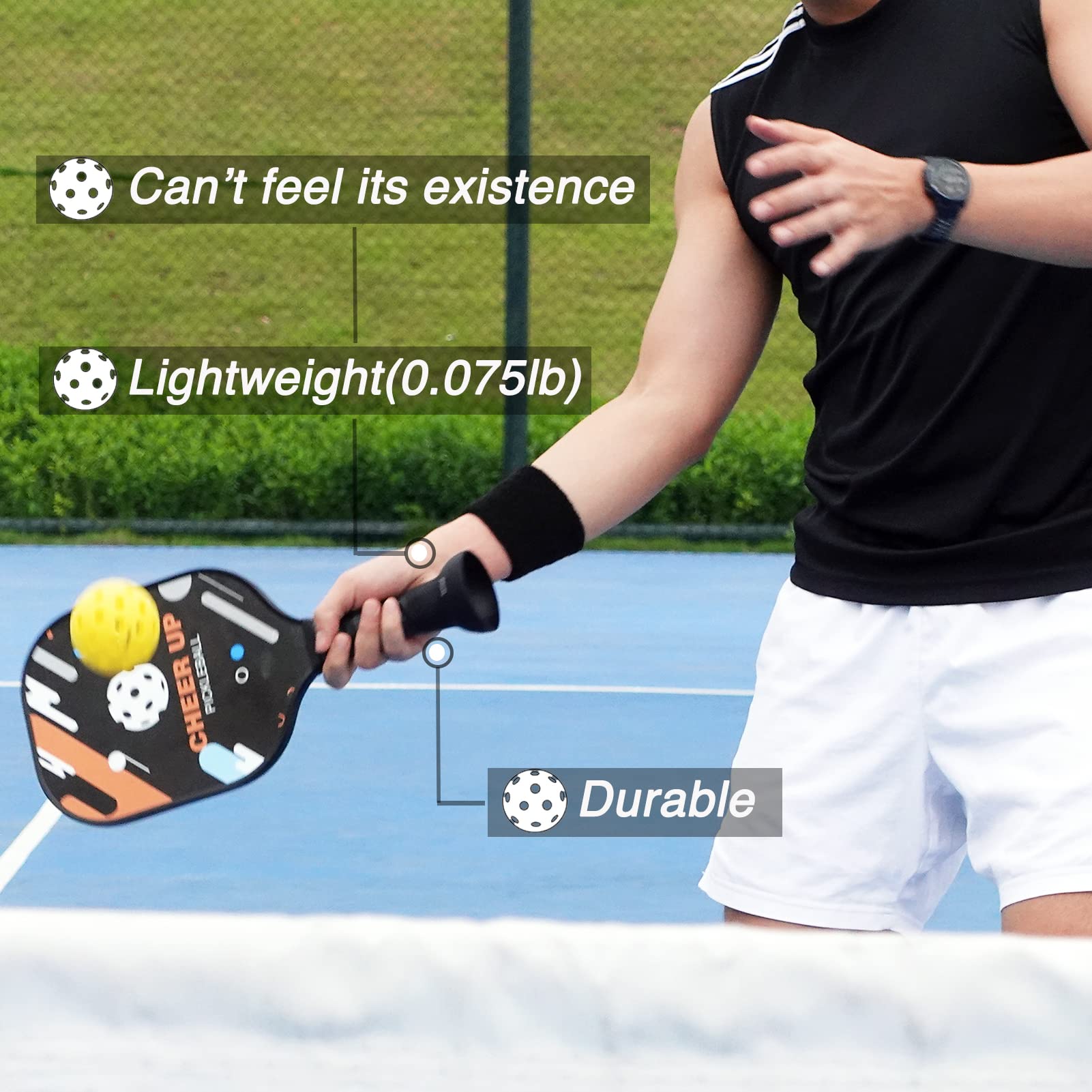 Tannius Pickleball Ball Retriever 2 Pack - Easy Pickup Without Bending, Back-Saving Design, Universal Paddle Fit, Elastic & Durable - Perfect for Seniors, Beginners & Players with Mobility Issues - Ideal Gift for Pickleball Enthusiasts