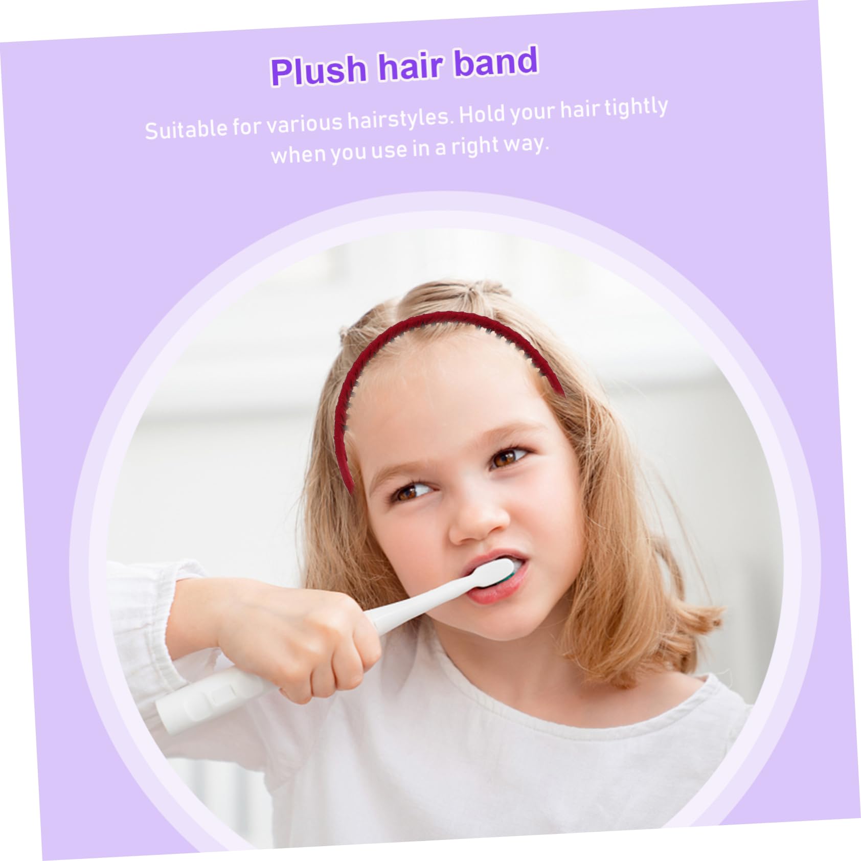 Beaupretty 2 Pack Non-Slip Teeth Comb Headbands for Women - Mixed Pattern Hair Clips & Curly Hair Accessories (8pcs x 2) - Perfect for Workouts, Yoga, Styling & Everyday Use