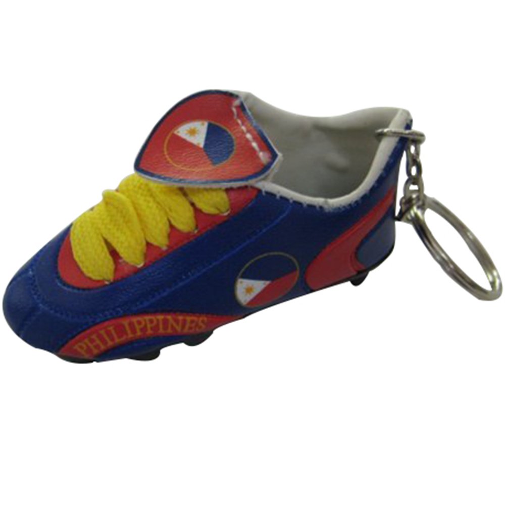 Philippines Football Soccer Futbol Mini Shoe Keychains Keyrings - Perfect for Fans, Gifts, and Sports Enthusiasts