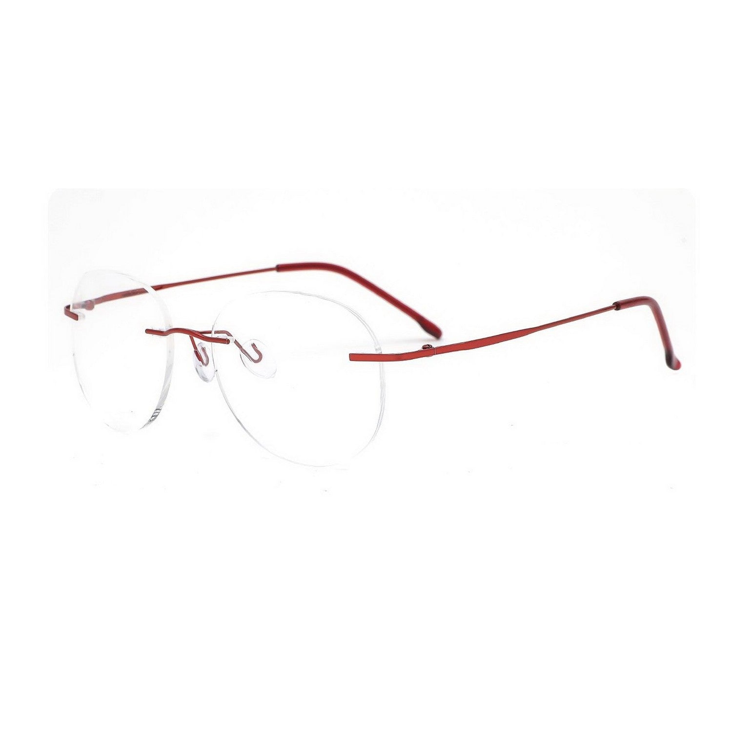Stylish Round Rimless Glasses for Women & Men - Lightweight Frameless Eyewear Frames for Reading, Computer Use, and Fashion Accessories