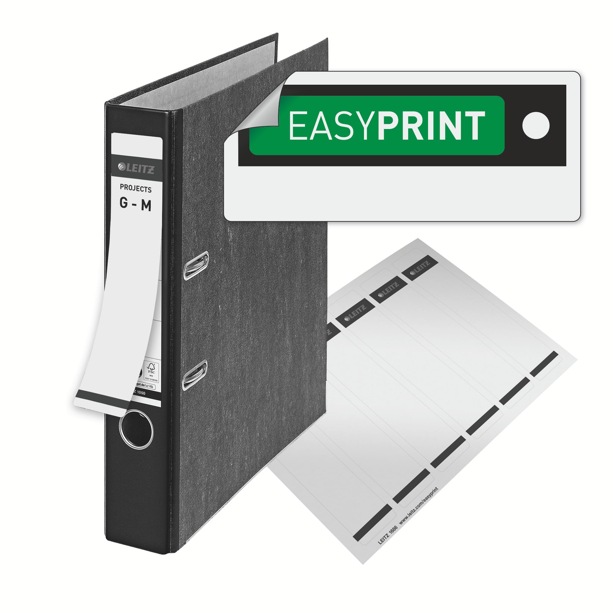 Leitz 180° Slim Red Document Folder - Premium Quality File Organizer for Office, School & Home Use
