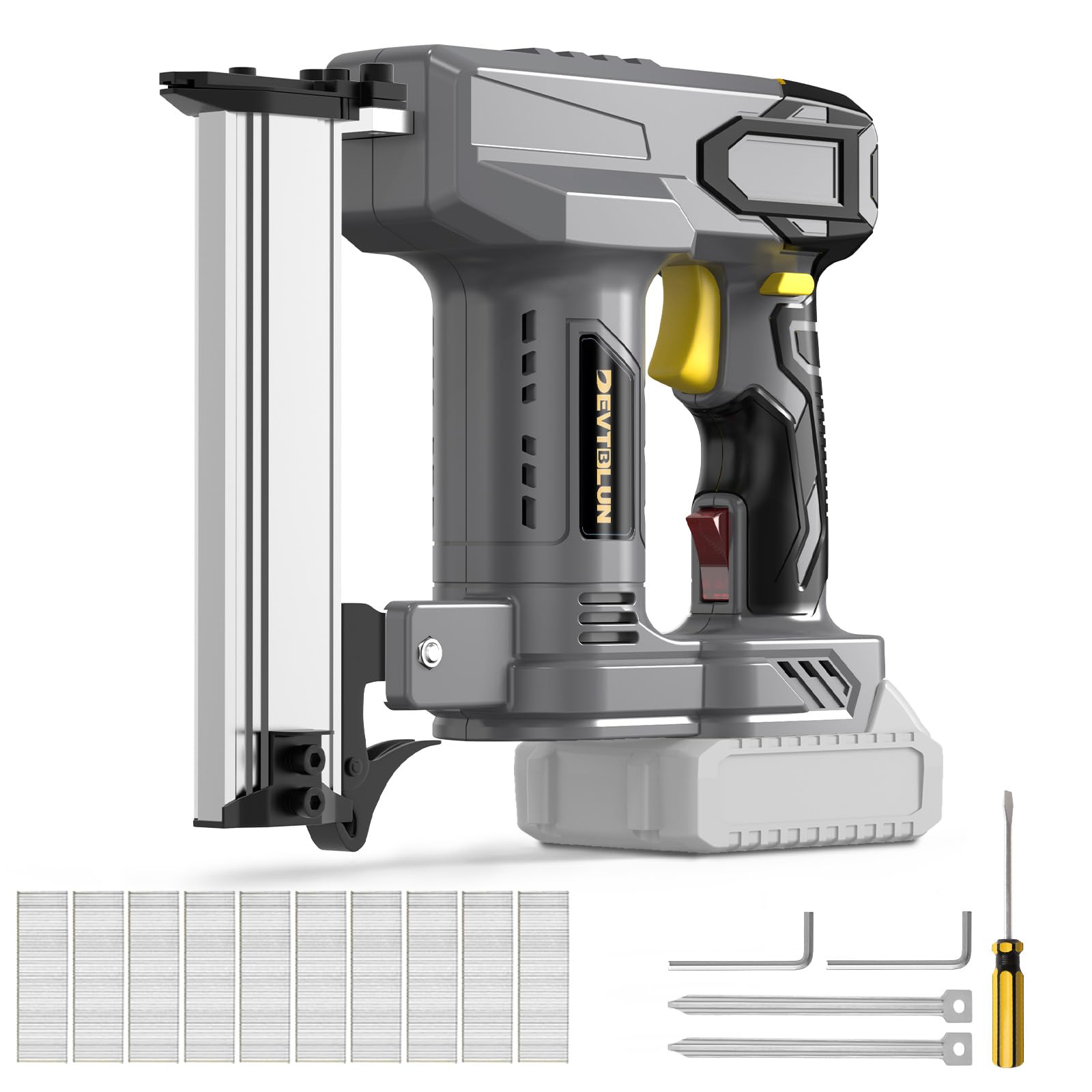 DEWALT 20V Cordless 18-Gauge Brad Nailer Kit with 1000pcs Nails (3/8