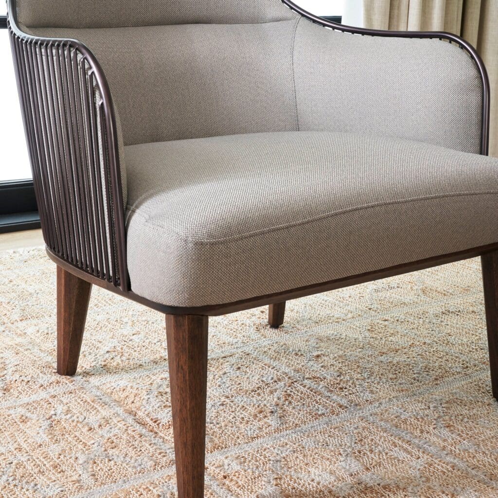 Cyan Design 11731 Ayla Chair - Dark Brown, Onyx & Taupe Upholstered Accent Chair for Living Room, Bedroom or Office | Modern Comfort Seating