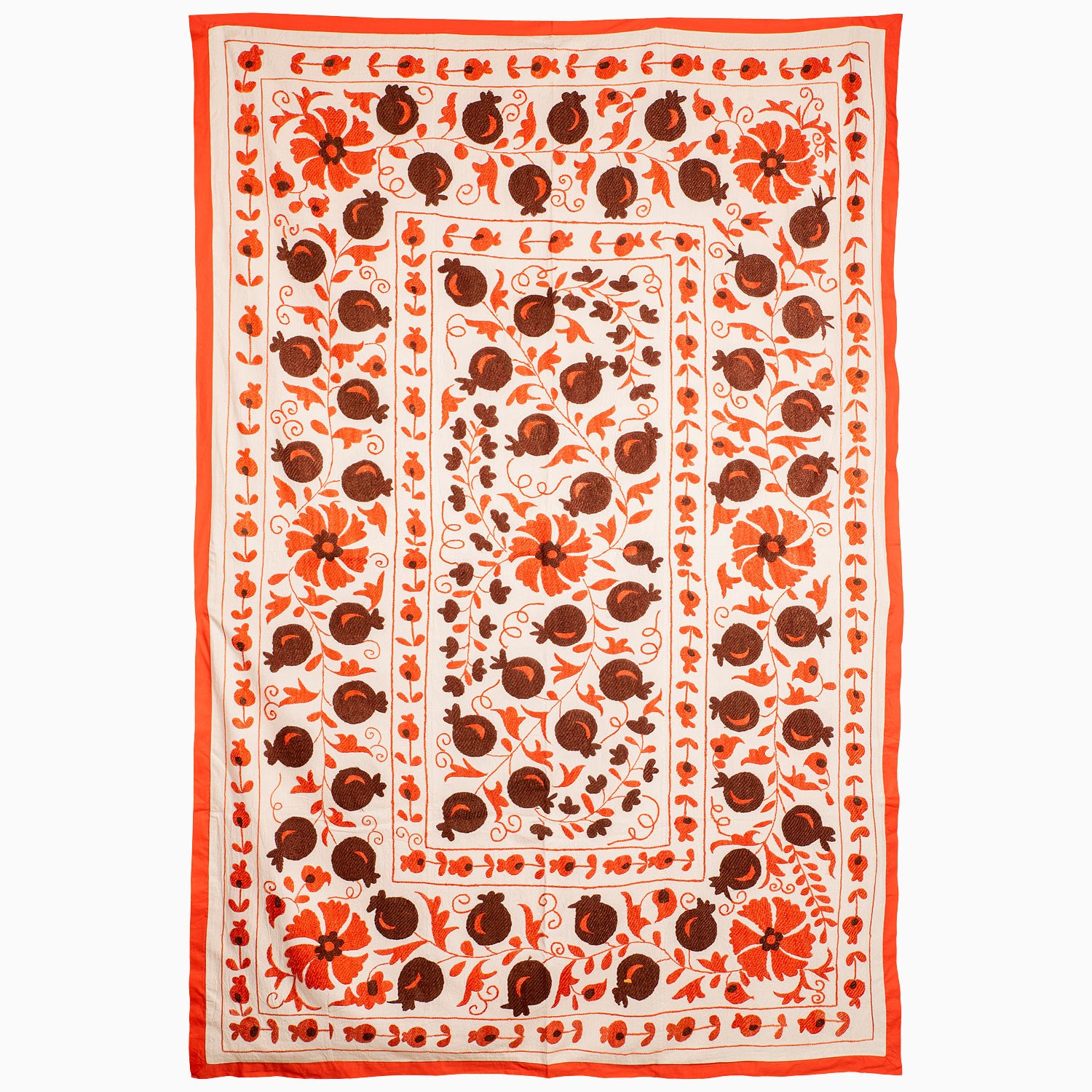 Deep Colors Suzani Blanket - Soft & Cozy Handmade Afghan Throw for Bed, Couch & Decor | Perfect for Home, Office & Gifts