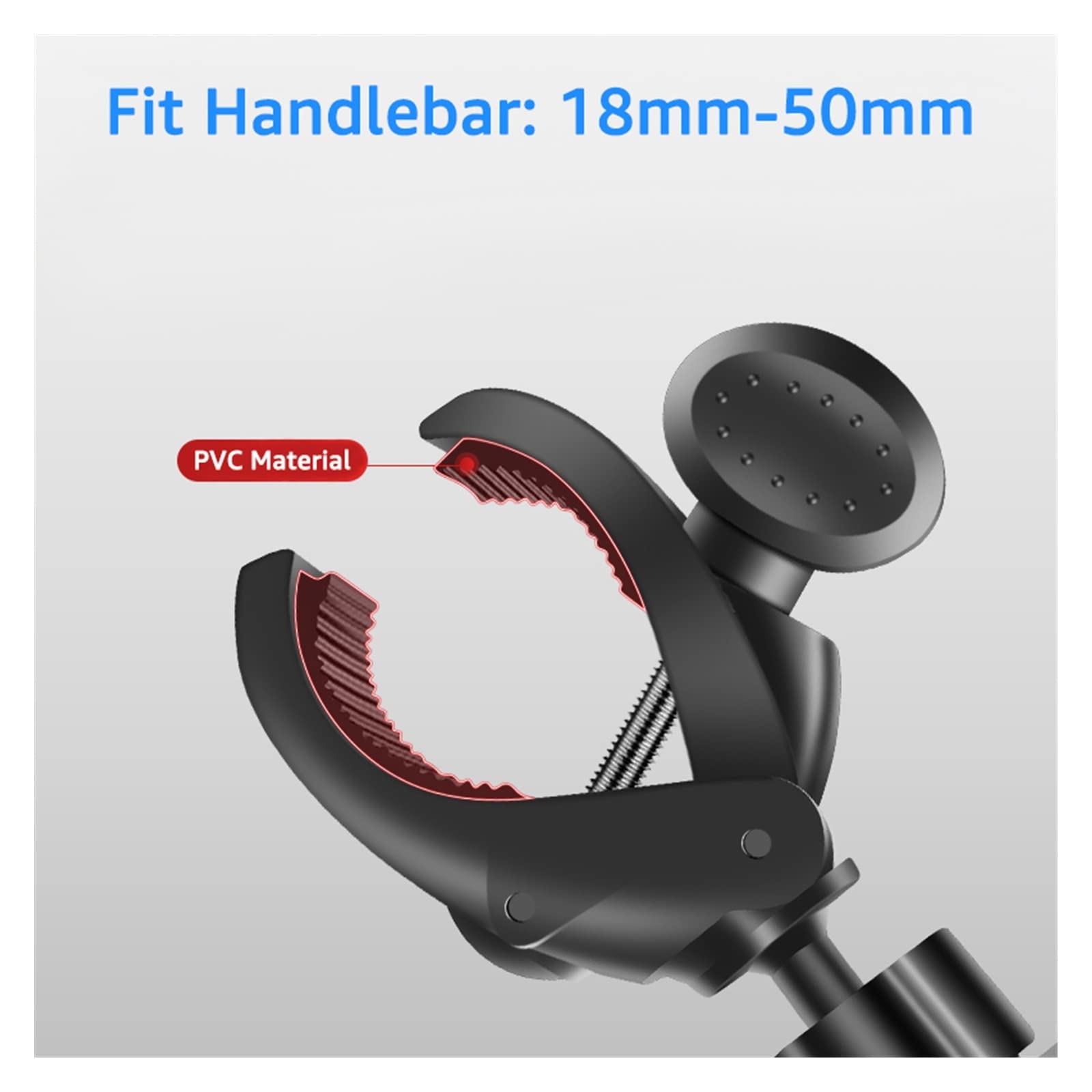 BEIYAO Universal Motorcycle & Bicycle Phone Mount - Heavy Duty Handlebar Phone Holder with Non-Slip Grip for iPhone, Samsung, Smartphones - Perfect for Riding, Commuting & Outdoor Adventures
