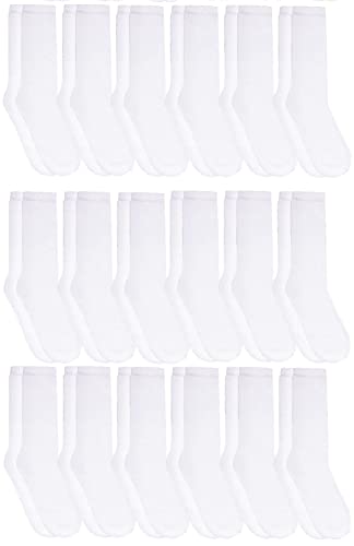 Men 36 Pack White Crew