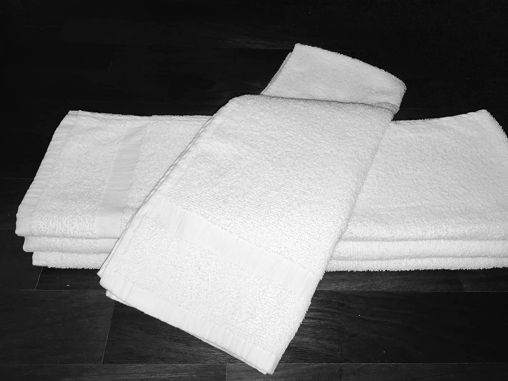 Premium 120-Piece 22x44 Inch White Bath Towels Set - Soft & Absorbent, 6# Weight - Perfect for Hotels, Spas, Gyms & Home Bathrooms