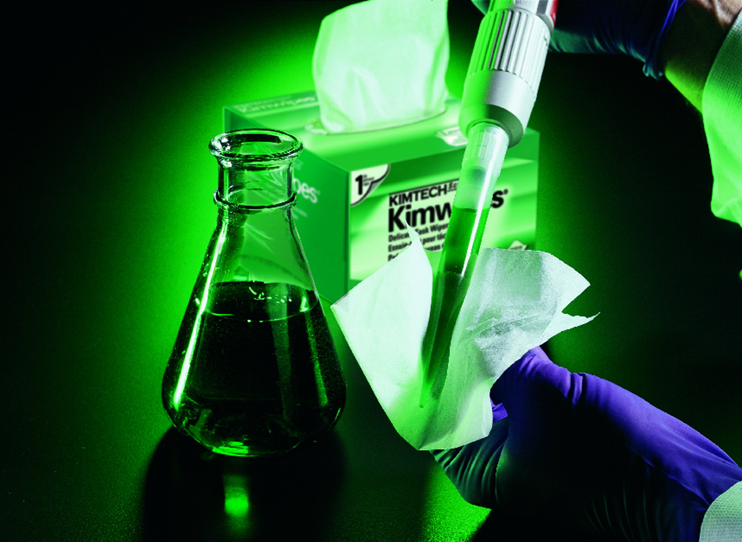 Kimtech Science 34155 Anti-Static Low-Lint Delicate Equipment Wiping Cloths - 280 Sheets for Labs, Electronics & General Cleaning | Ideal for Sensitive Surfaces & Static Control