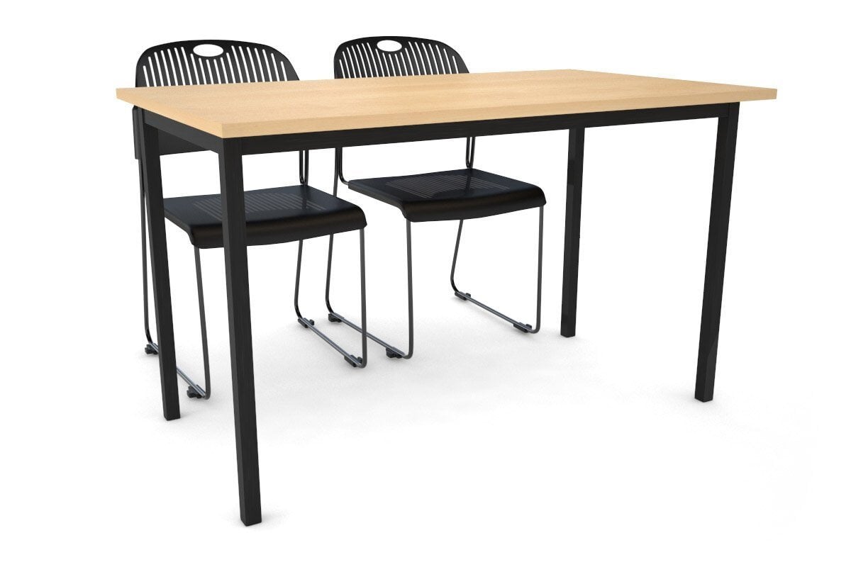 Sonic Steel Black Frame Dining Table 47.2