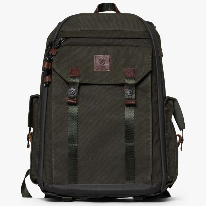 Langly Multi Globetrotter Camera Backpack - Waterproof DSLR Bag with Adjustable Straps & Laptop Compartment (Forest Green) - Perfect for Travel, Hiking & Outdoor Photography