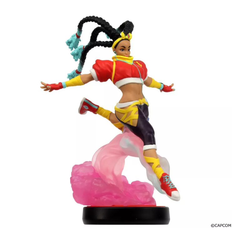 Street Fighter 6 Kimberly Amiibo Figure - Official NFC Collectible for Nintendo Switch - Perfect for Gaming Battles & Display Collections
