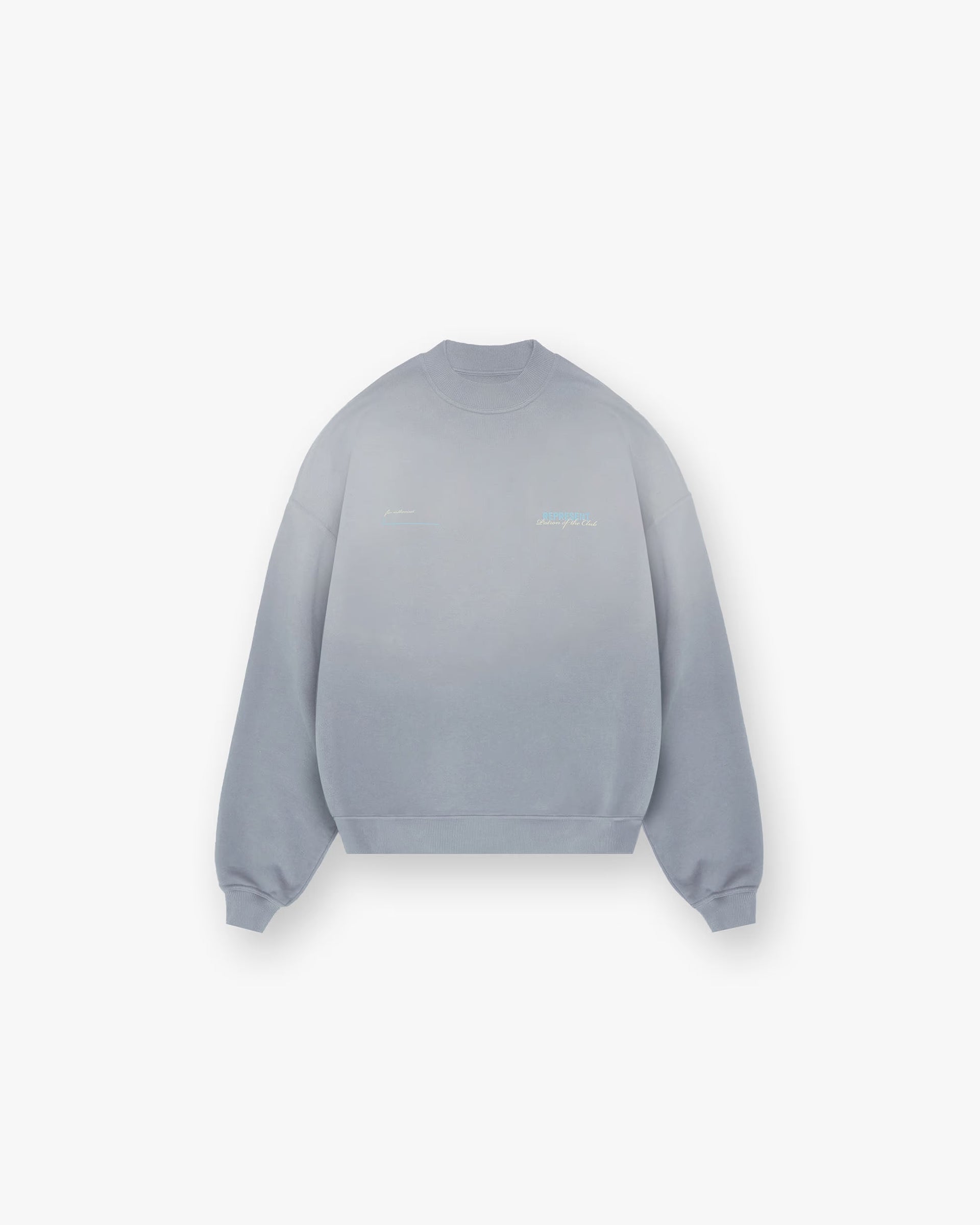 Patron Of The Club Sweater - Premium Washed Grey Cotton Knit Pullover | Cozy Casual Wear for Men & Women | Perfect for Lounge, Outings & Street Style Fashion