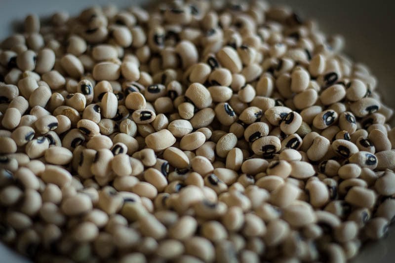 Rancho Gordo Super Lucky Black Eyed Peas 1 lb | Premium Dried Beans for Cooking | Perfect for Soups, Stews & Southern Recipes