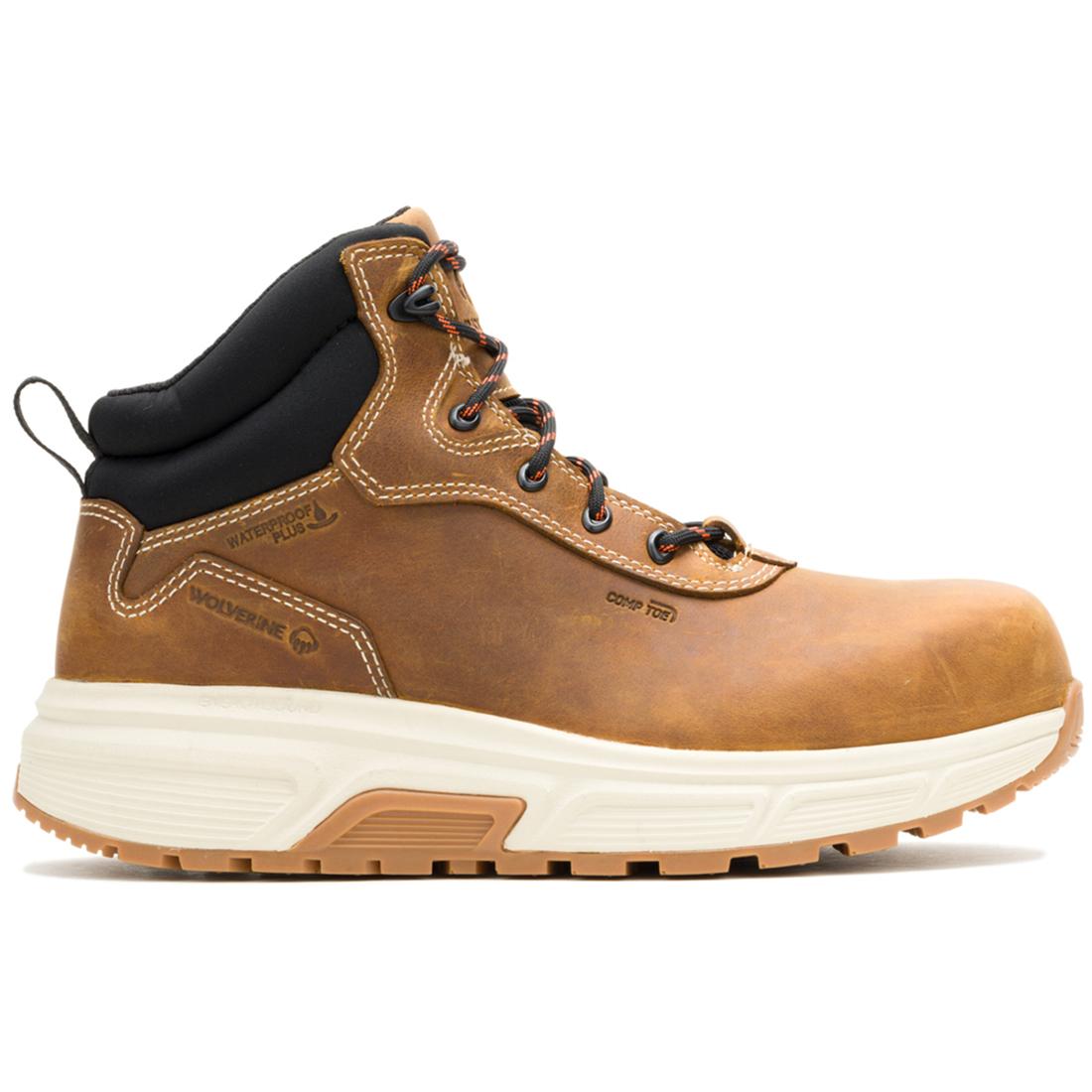 Ride Wedge EnergyBound 6 CarbonMax Work Boot - Waterproof Steel Toe Safety Shoes for Men, Slip Resistant & Comfortable for Construction, Warehouse & Outdoor Work
