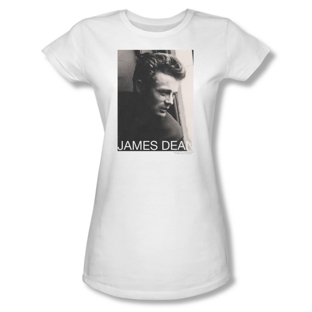 James Dean Retro Vintage Style White T-Shirt for Men & Women - Small Size, Soft Cotton Casual Tee - Perfect for Everyday Wear, Street Style & Retro Fashion Outfits