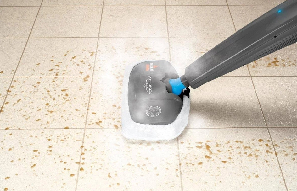 Bissell Healthy Home Steam Mop™ 1957F - Powerful Hard Floor Cleaner with Max Steam Technology | Deep Cleans & Sanitizes Floors | Perfect for Tile, Wood & Laminate | Ideal for Homes with Pets & Kids