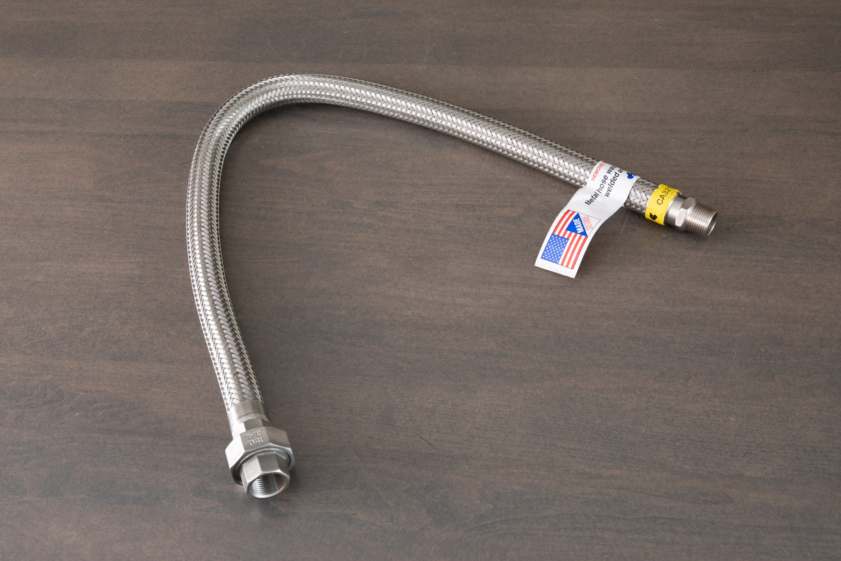 316 Stainless Steel Flexible Hose with 3/4