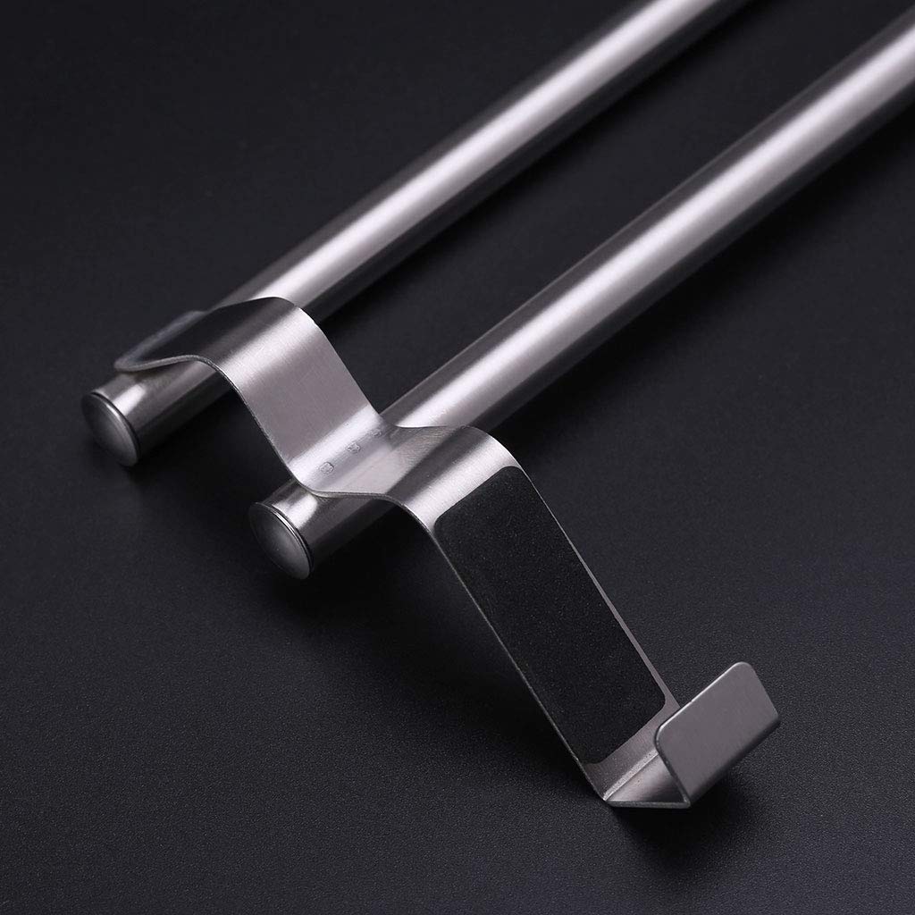 Asukohu Adjustable Over Door Towel Rack - Expandable Hanging Bar for Bathroom, Kitchen & Hotel Storage - Space Saving Shelf Organizer for Towels, Robes & Clothes (Perfect for Small Spaces & Closet Organization)