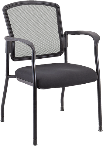 Eurotech Dakota 2 Mesh Office Chair Without Arms - Black Ergonomic Computer Chair (Model 7014) for Home Office, Gaming & Workspace Comfort
