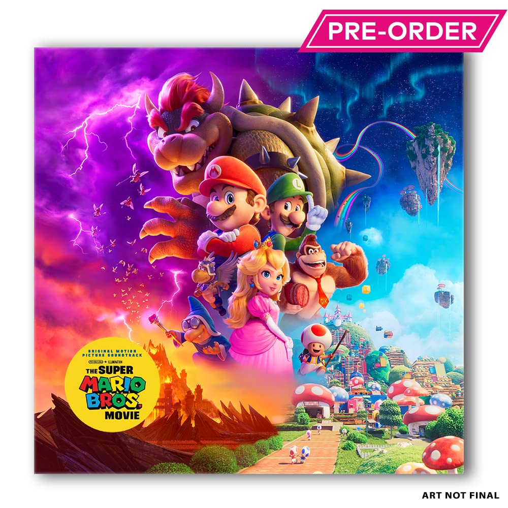 Super Mario Bros. Movie Official Red & Green T-Shirt - Nintendo Licensed Apparel for Gamers & Fans - Perfect for Cosplay, Gaming Events & Movie Nights