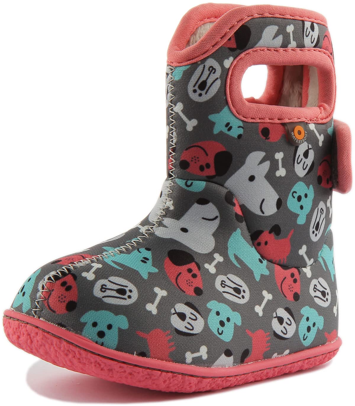 BOGS Waterproof Snow Boots for Baby Girls - Warm Winter & Rain Boots for Outdoor Play, Puddle Jumping, and Snowy Adventures