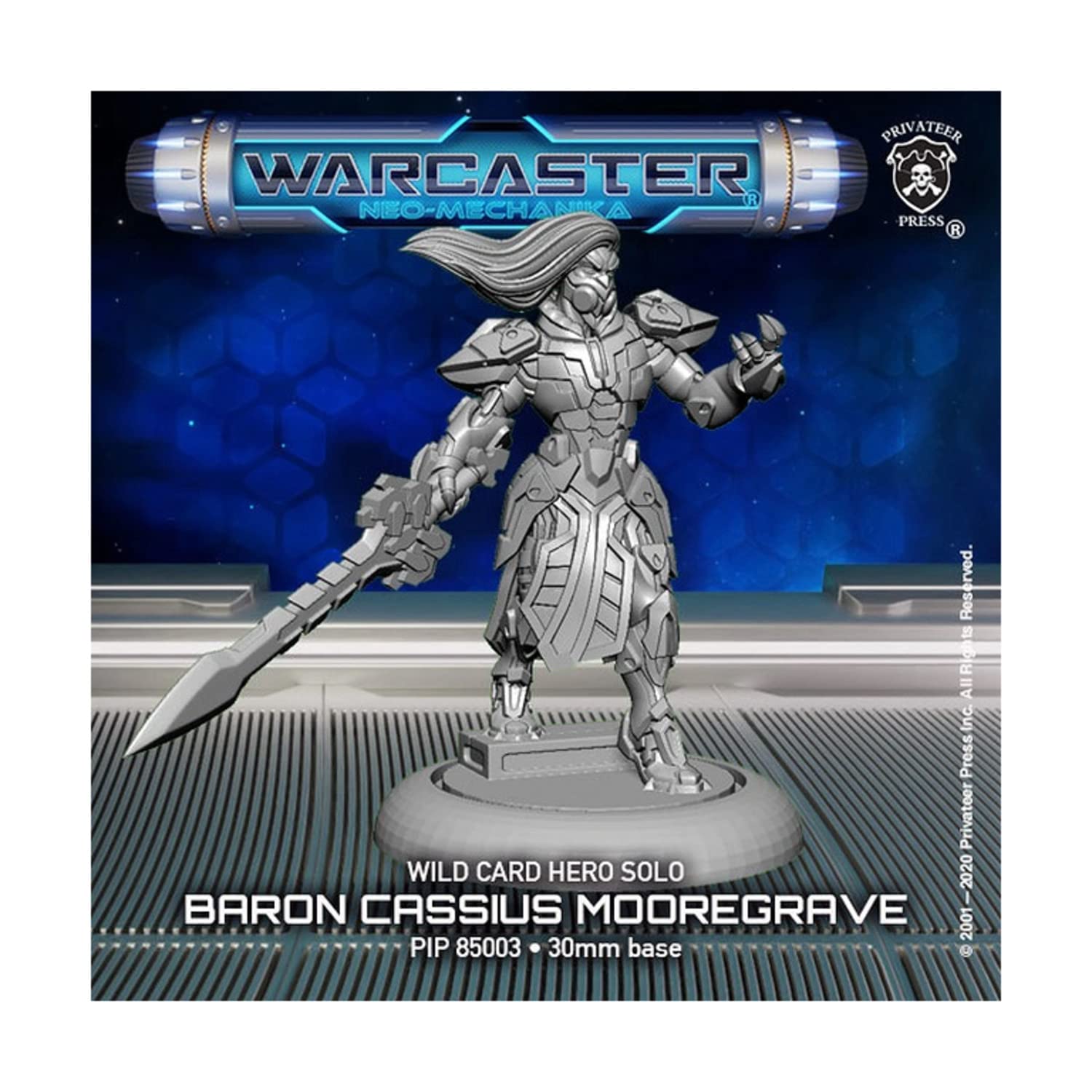 Privateer Press Warcaster Baron Mooregrave Wild Card Solo - Miniature Game Figure for Tabletop Strategy Battles | Perfect for War Gaming Enthusiasts & Collectors