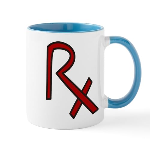 White/Blue Inside - RX Pharmacist Mug