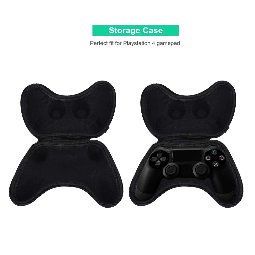 PUSOKEI Tangxi Portable Controller Travel Case - Fits 4 Game Controllers | Durable Storage Bag for PS5, Xbox, Switch | Perfect for Travel, Gaming Parties & Organized Storage