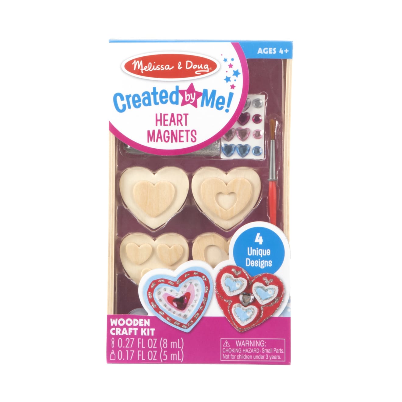 DIY Heart Shaped Wooden Magnets Craft Kit - Perfect for Scrapbooking, Home Decor, and Gift Making