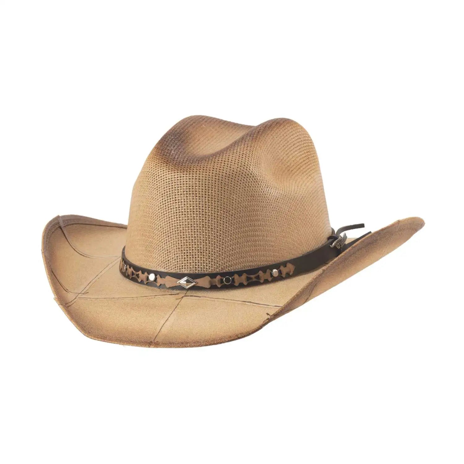 Bullhide McKinney Kids Straw Cowboy Hat for Boys & Girls - Western Style Sun Protection for Outdoor Play, Rodeo & Costume Parties