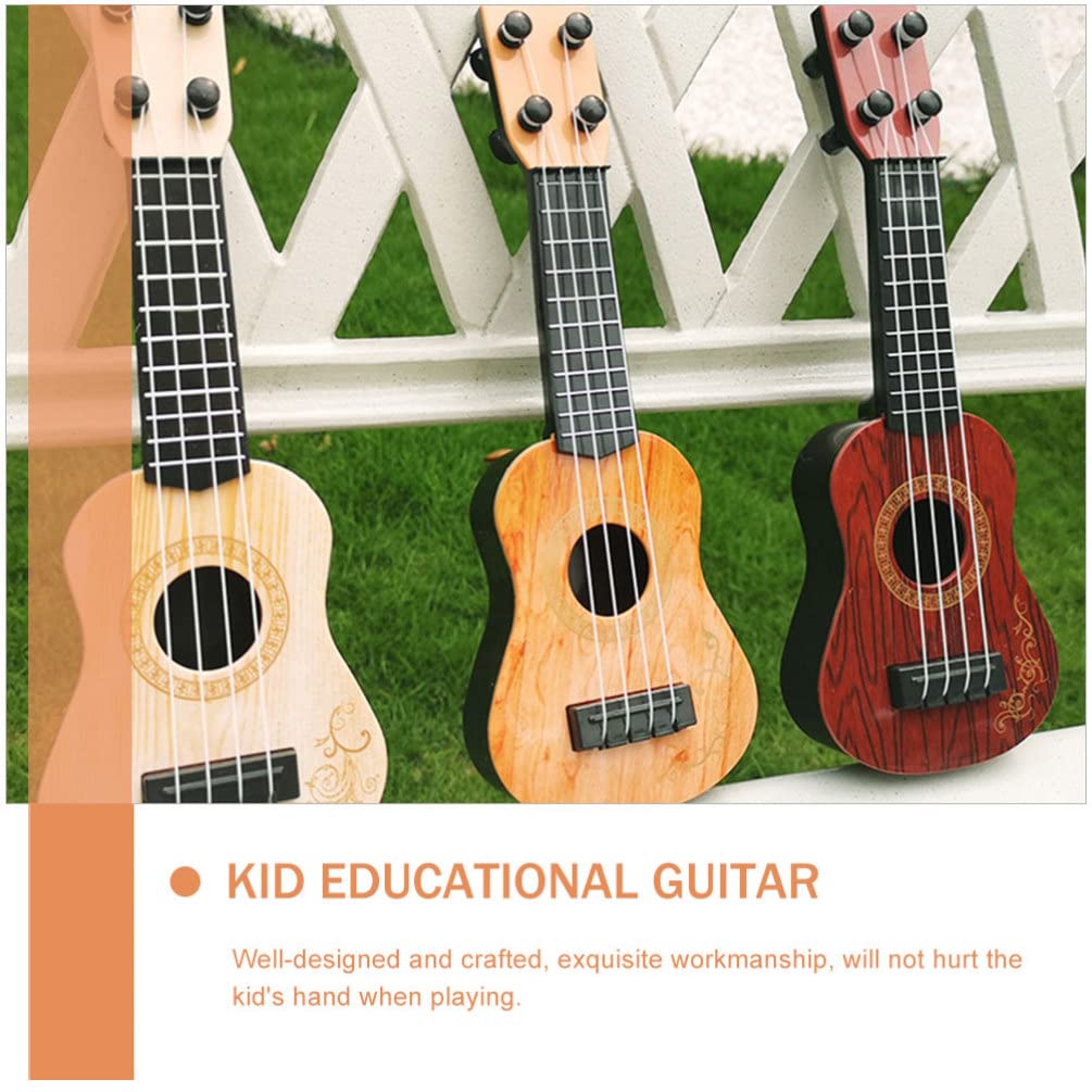 **2-Pack Kids Ukulele Toy with 4 Strings - Educational Musical Instrument for Toddlers & Preschoolers | Perfect for Beginners, Birthday Gifts & Early Music Learning**