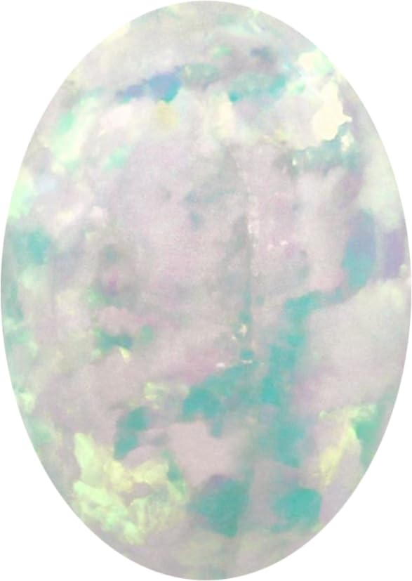 White Opal-Cabochon, October