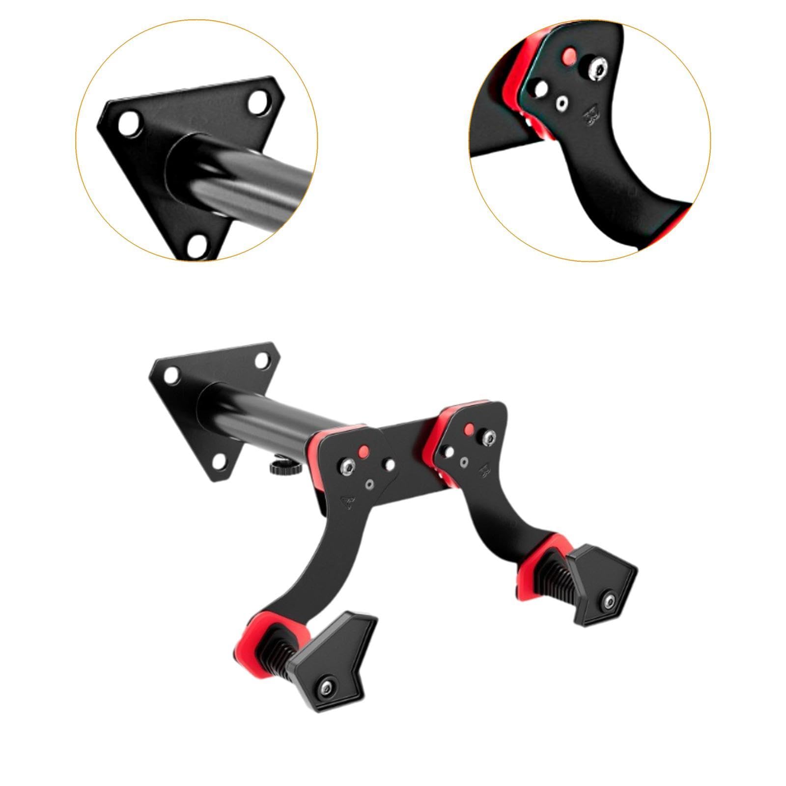 Heavy Duty Bike Wall Mount Rack - Space Saving Bicycle Hanger & Hook for Garage, Home & Indoor Storage - Holds Up to 50 lbs - Perfect for Organizing Bikes in Small Spaces & Apartment Living