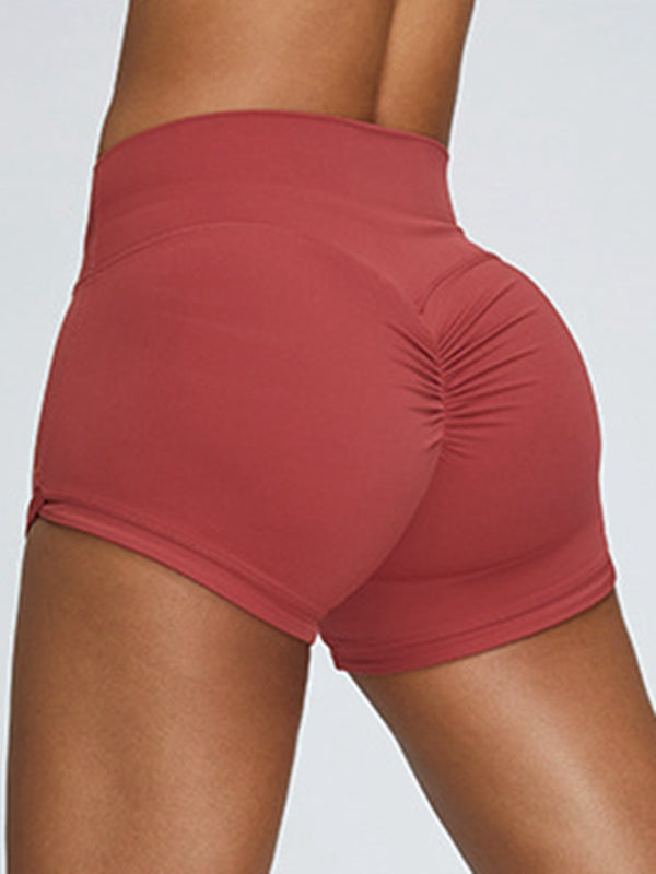 ZASUWA Women's High Waist Scrunch Butt Lifting Gym Shorts - Spandex Workout Shorts for Running, Yoga & Fitness