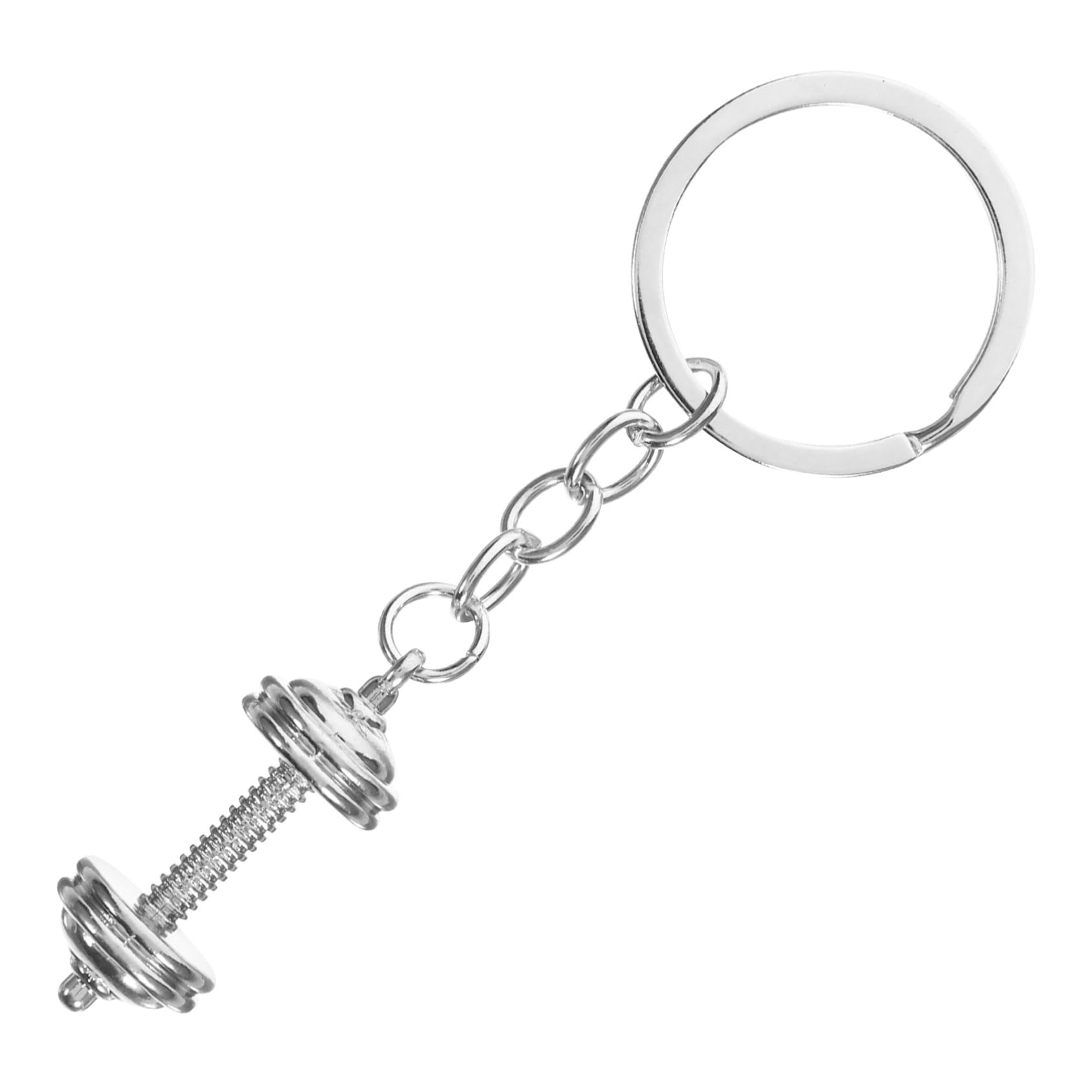 GAROZATION Dumbbell Keychain - Zinc Alloy Sports Keyrings for Gym, Fitness Enthusiasts & Handbag Accessories - Perfect for Workout, Sports & Everyday Carry