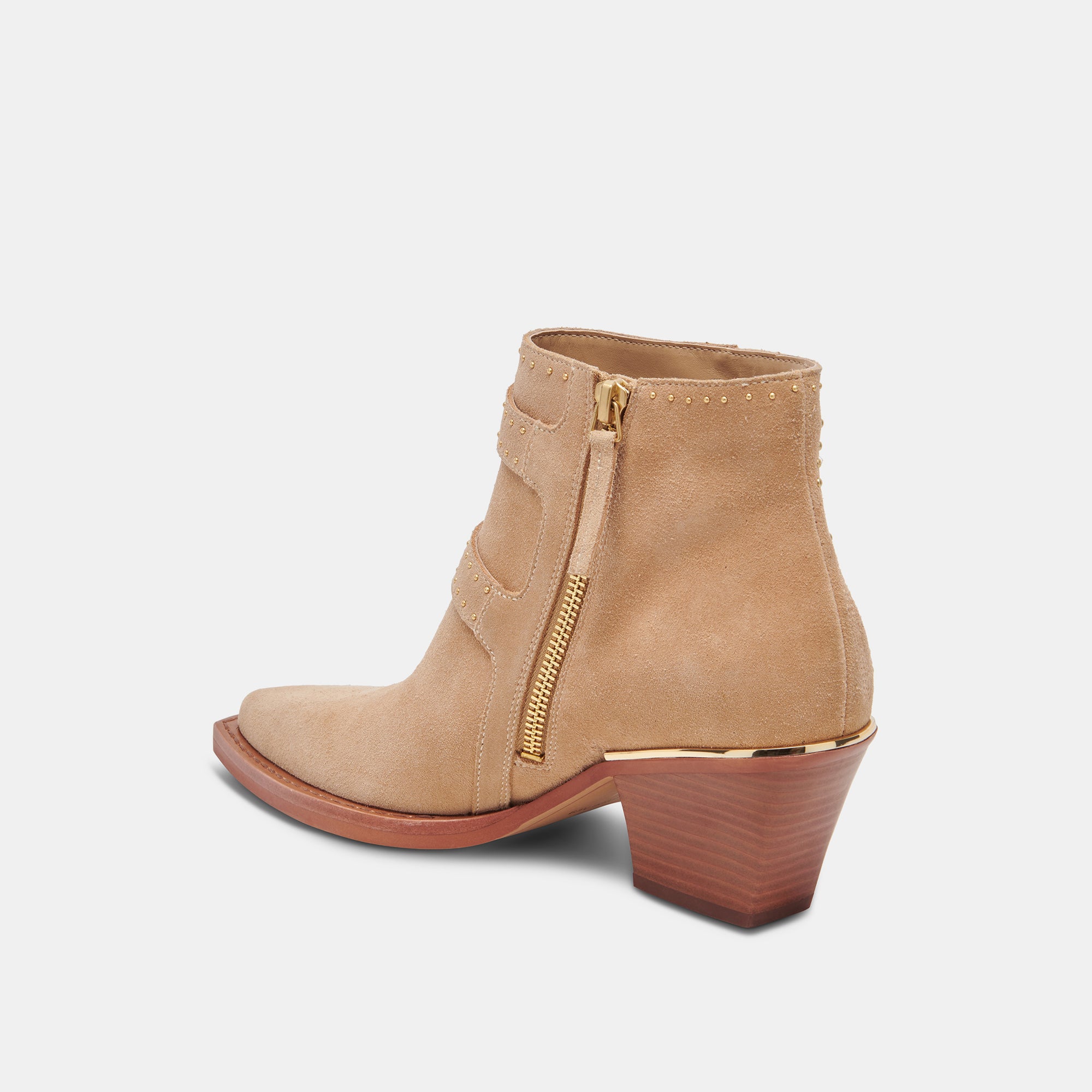 RONNIE BOOTIES CAMEL SUEDE - Women's Ankle Boots for Fall & Winter | Comfortable & Stylish Suede Booties for Casual Outfits, Office Wear & Date Nights