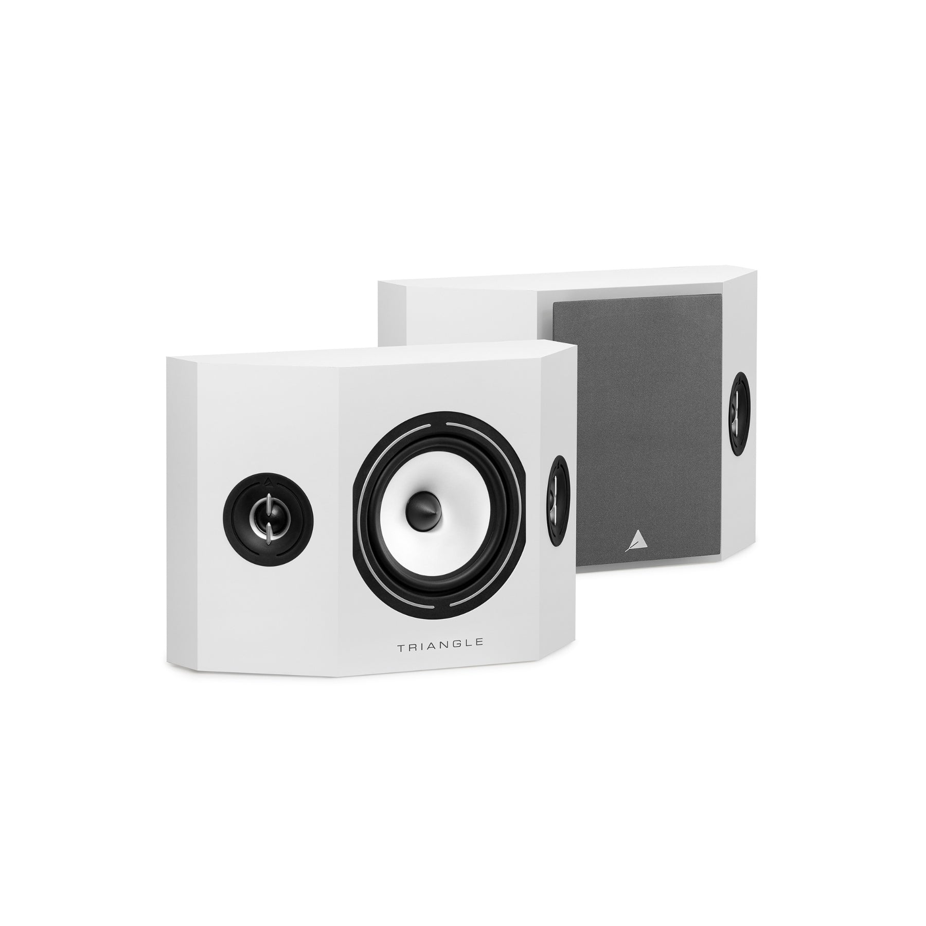 BRS1 Triangle Surround Sound Speakers - 360° Immersive Audio for Home Theater Systems (Pair) | Perfect for Movie Nights, Gaming & Music Listening
