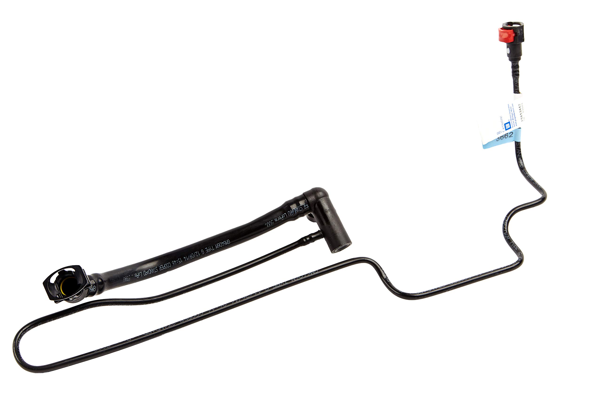 Genuine GM 25853662 Rear Vapor Canister Vent Hose - OEM Replacement Part for Chevy, GMC, Cadillac - Black Rubber Fuel Emission Hose - Perfect for Truck & SUV Fuel System Repair