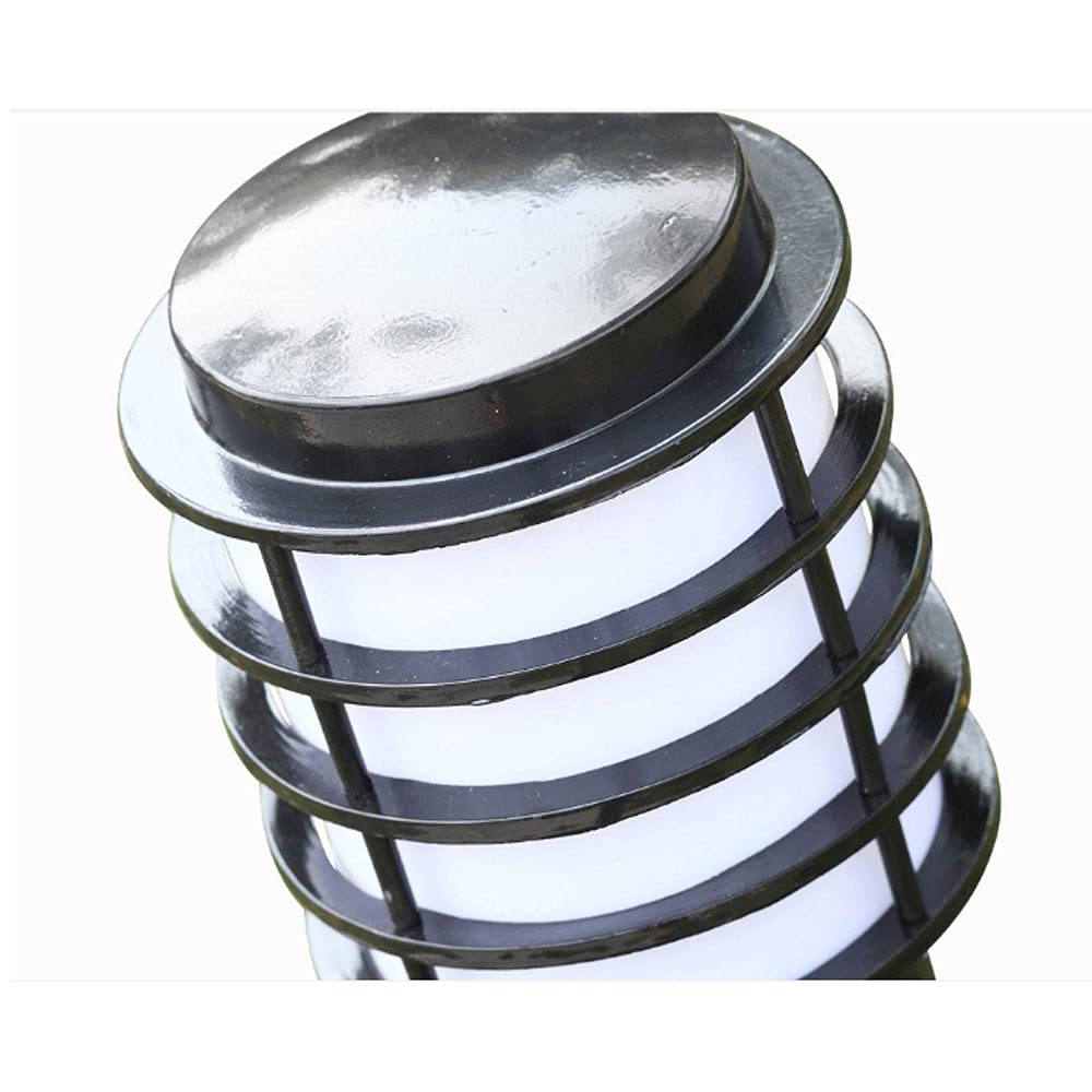 Waterproof Outdoor Post Light - Solar Powered Garden Pillar Lamp for Lawn, Deck, Fence & Courtyard | Weather-Resistant Landscape Lighting for Pathways, Driveways & Outdoor Decor