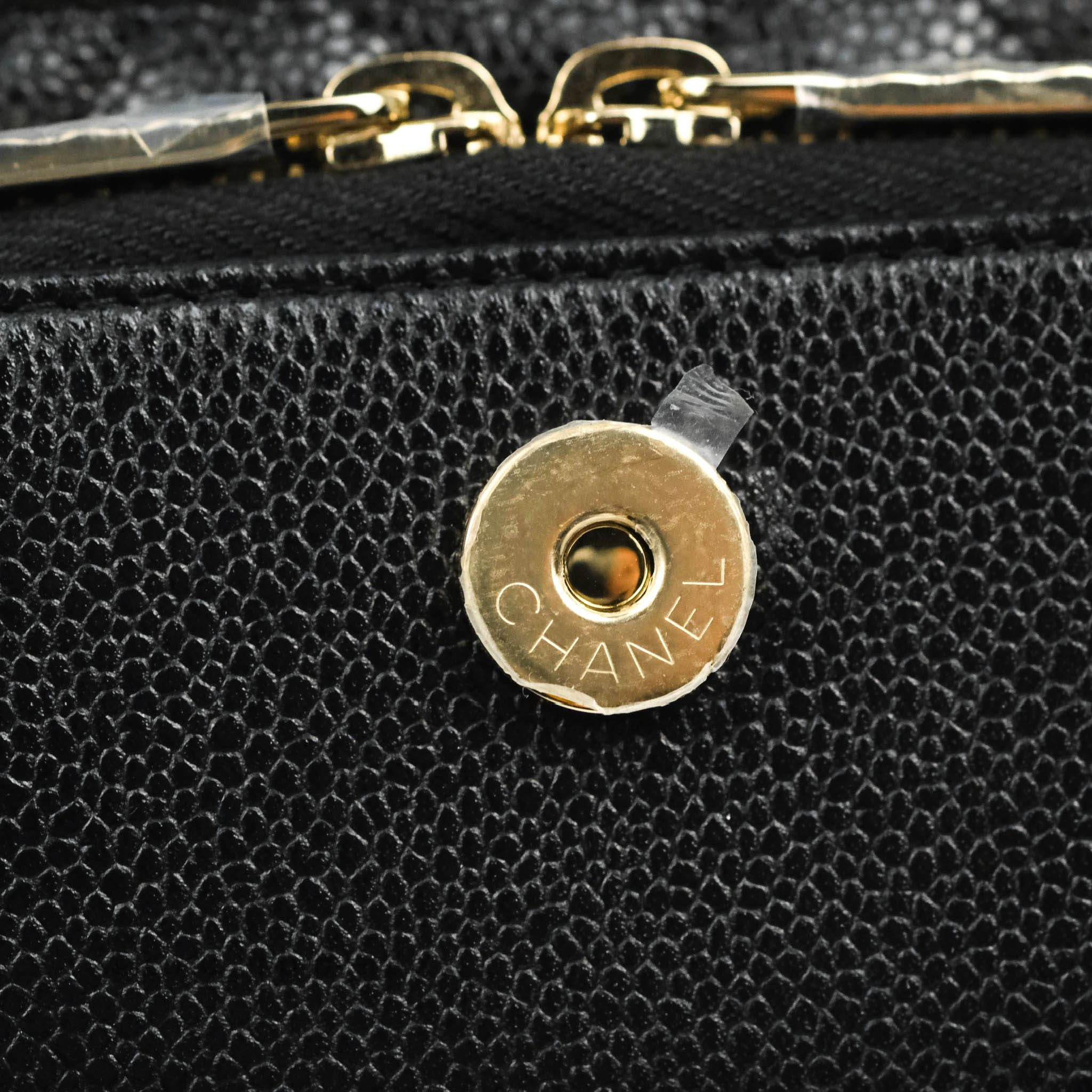 Chanel Business Affinity Clutch with Chain - Black Caviar Leather & Gold Hardware - Perfect for Work, Evening Events & Luxury Gift Giving