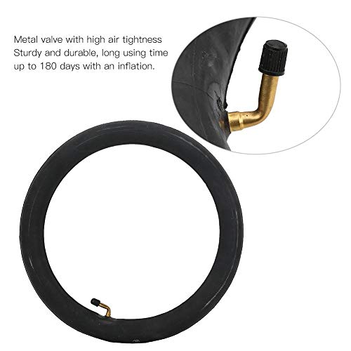 Premium Electric Bike Inner Tube - 16x2.50 Heavy Duty Rubber Tube with Metal Bent Valve Stem - Replacement for E-Bikes, Fat Tire Bicycles & Commuter Bikes - Perfect for Urban Commuting, Off-Road Adventures & Daily Rides