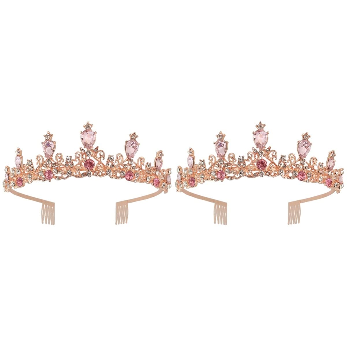 Princess Crown Tiara for Women & Girls - Wedding, Birthday Hair Accessories